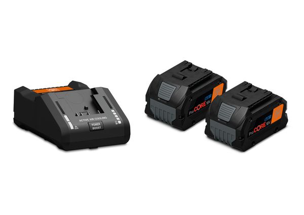 Fein Zubehör 92604229010 Akku-Starter-Set 18V 8.0Ah AS ProCore - 2 x Akku + Schnellladegerät