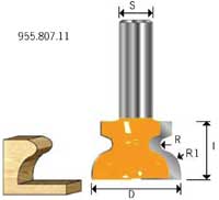 GRN Tools 955.807.11 Fensterbankfräser 34,9 mm Schaft 12 mm
