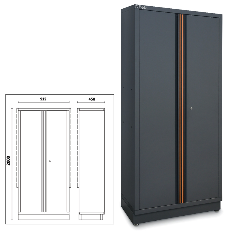 Beta 045000481 C45Pro As2 Zweitüriger Werkzeugschrank