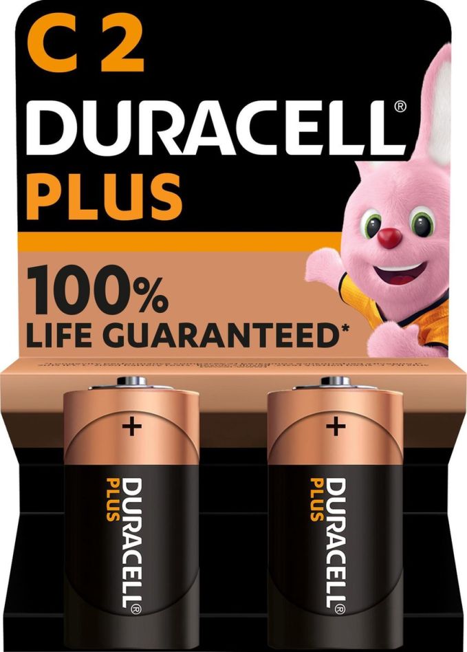 Duracell D141827 Alkaline Plus 100 C 2 Stck.