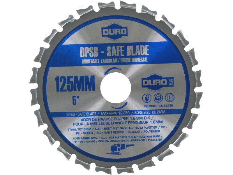 Duro 50111 Metallsäge: DPSB 125x1,8x22,2