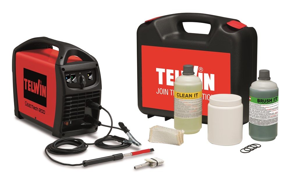 Telwin T850020 Edelstahl Schweißnahtreiniger Beizen und Passivieren + Bürste