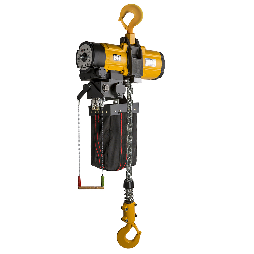 Delta CD.0.PH.0320.06 Pneumatischer Kettenzug - 3,2 Tonnen - 6 Meter - 1 Teil