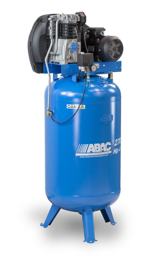 ABAC 4116028850 EXP A49B 270V FM3 Vertikaler Kolbenkompressor 230V 11 bar 3 PS/2,2 kW 444 l/min 270 l