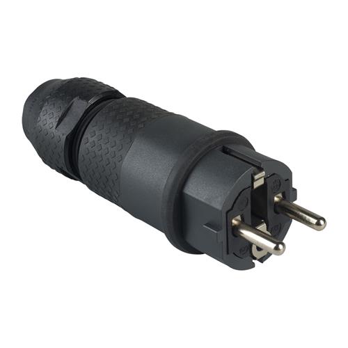 ABL 46.250 Stecker Kunststoff/Gummi - 10/16A - IP44 - RA + PA