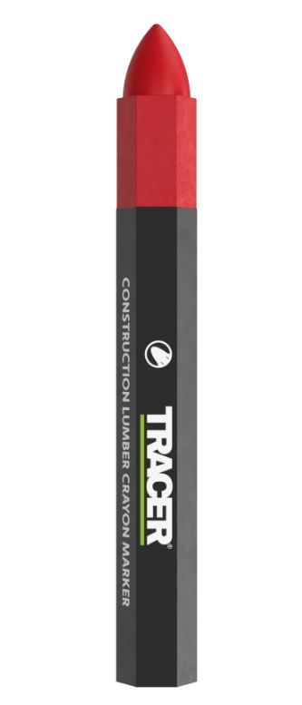 Tracer ACM2 Construction Chalk Markers Rot - 12 Stück