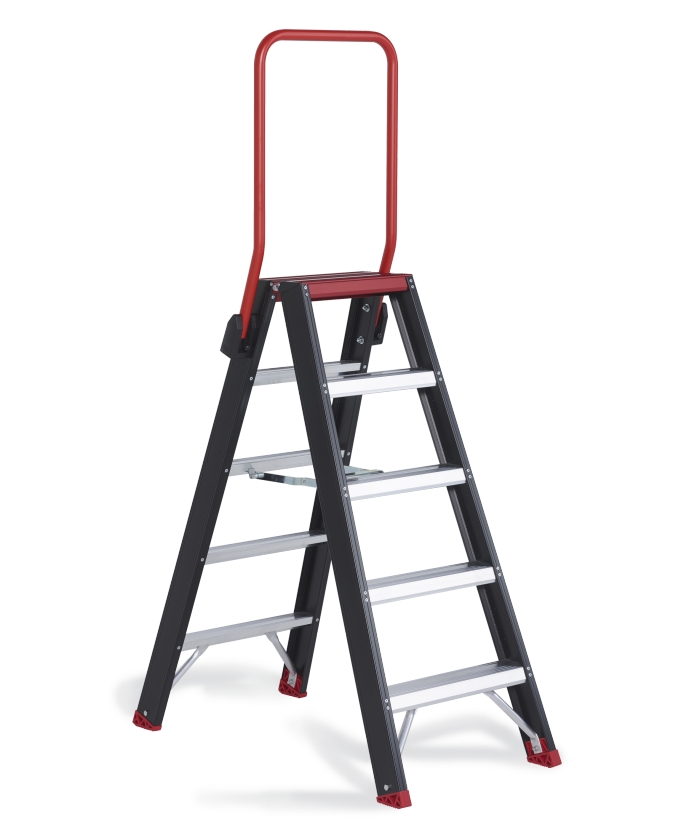 Altrex 192607 TDO 7 Taurus Treppe doppelt begehbar 2x7 Stufen beschichtet!