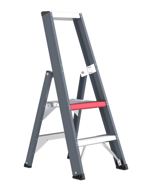 Altrex 191322 Falco Einseitig begehbare Treppe FEO, 2 Stufen