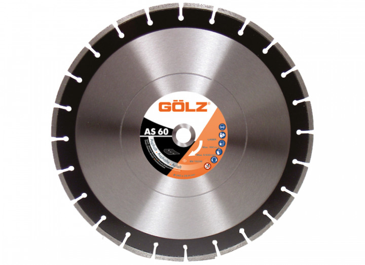 Gölz AS60501 AS60 Diamanttrennscheibe Asphalt 500 x 25,4 mm