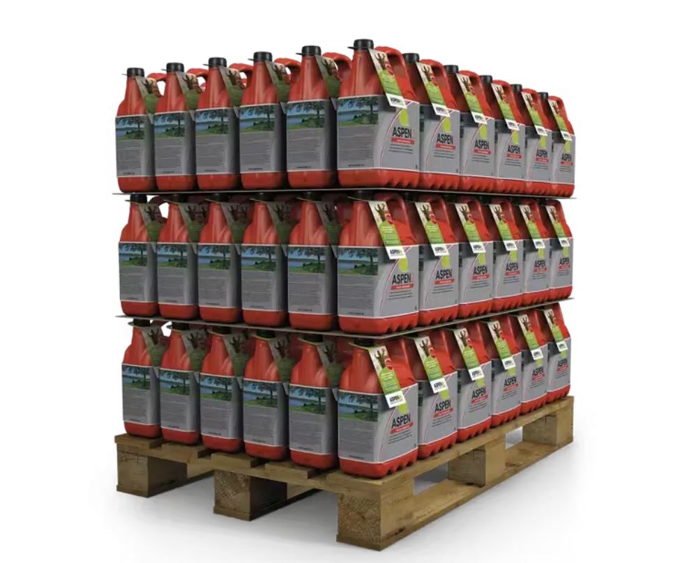 Aspen ASPEN2PLT108 Gebrauchsfertige Benzinmischung 5 Liter für Zweitaktmotoren 108 Stück