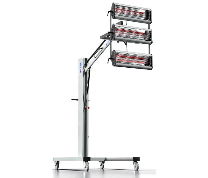 B-Tec 7300150 IR-X3 Kurzwellen-Infrarottrockner mit 3 Kassetten