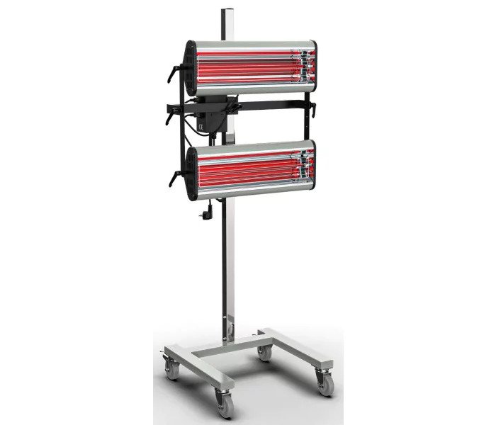 B-Tec 7300137 IR-X2 Kurzwellen-Infrarot-Trockner mit 2 Kassetten