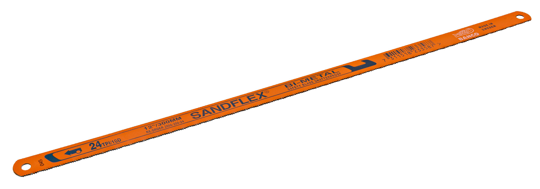 Bahco 3906-300-18-10P Sandflex® Bimetall-Handsägeblatt 18 ZpZ 300 mm - 10 Stk/Spezialverpackung
