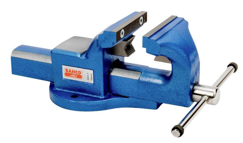 Bahco 834V-5 Schraubstock mit auswechselbaren Backen 125 mm