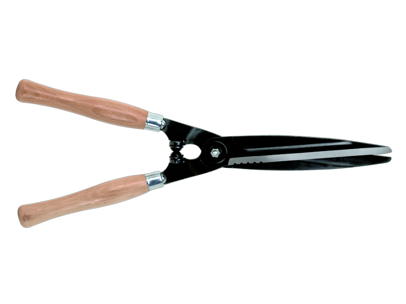 Bahco P57-25-F Hoch belastbare Heckenschere mit gerader Klinge und Holzgriff, 540 mm