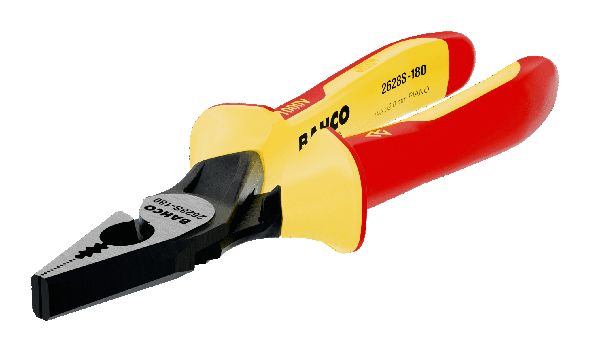 Bahco 2628 S-180 Kombinationszange 1000V isolierte Griffe