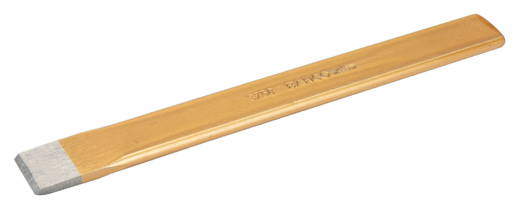 Bahco 3750 26 x 7-mm-Schlitzmeißel mit flachovalem Schaft, kupferfarben lackiert, 235 mm