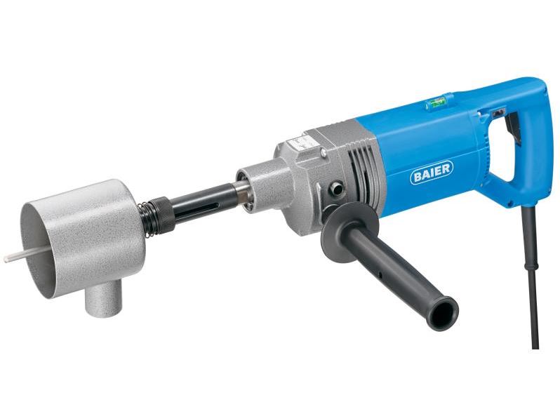 Baier 71431 BDB822A Diamant-Kernbohrmaschine (trocken) 1400 Watt Absaugadapter speziell für Kastenbohrungen