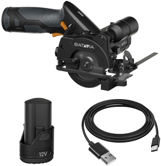 Batavia 7065265 Akku-Hand-S&auml;geset 85 mm inkl. Akku und Ladeger&auml;t 12V, 2.0Ah