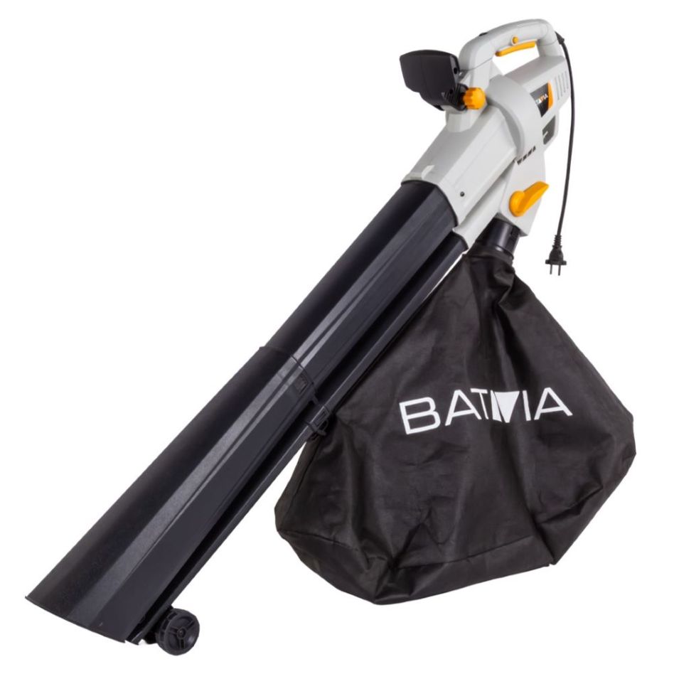 Batavia 7065334 Elektrischer 3-in-1 Laubbläser, Laubsauger und Häcksler 3300W