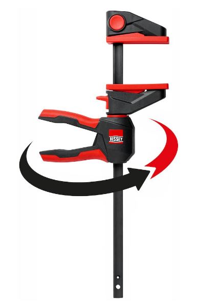 Bessey EZ360-45 Einhand-Leimzange mit drehbarem Griff 450 mm