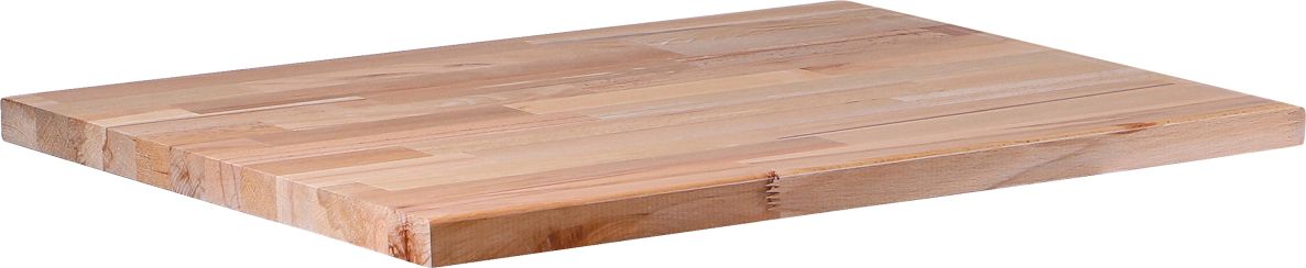 BGS 80209 Arbeitsplatte aus Massivholz 650 x 550 x 30 mm