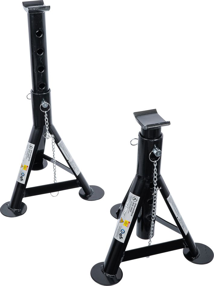 BGS Do It Yourself 93002 Achsständer Tragfähigkeit 1500 kg / Paar Hub 322 - 490 mm 1 Paar