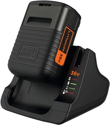 Black & Decker BDC2A36-QW Starter-Set: 36V 2A Ladegerät + 1x 36V 2.0Ah Batterie