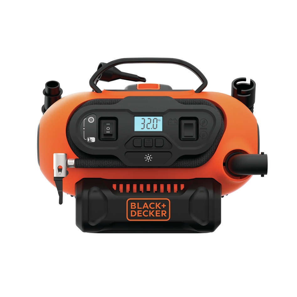 Black & Decker BDCINF18N-QS Accu Compressor AC/DC 18 Volt ohne Batterien und Ladegerät