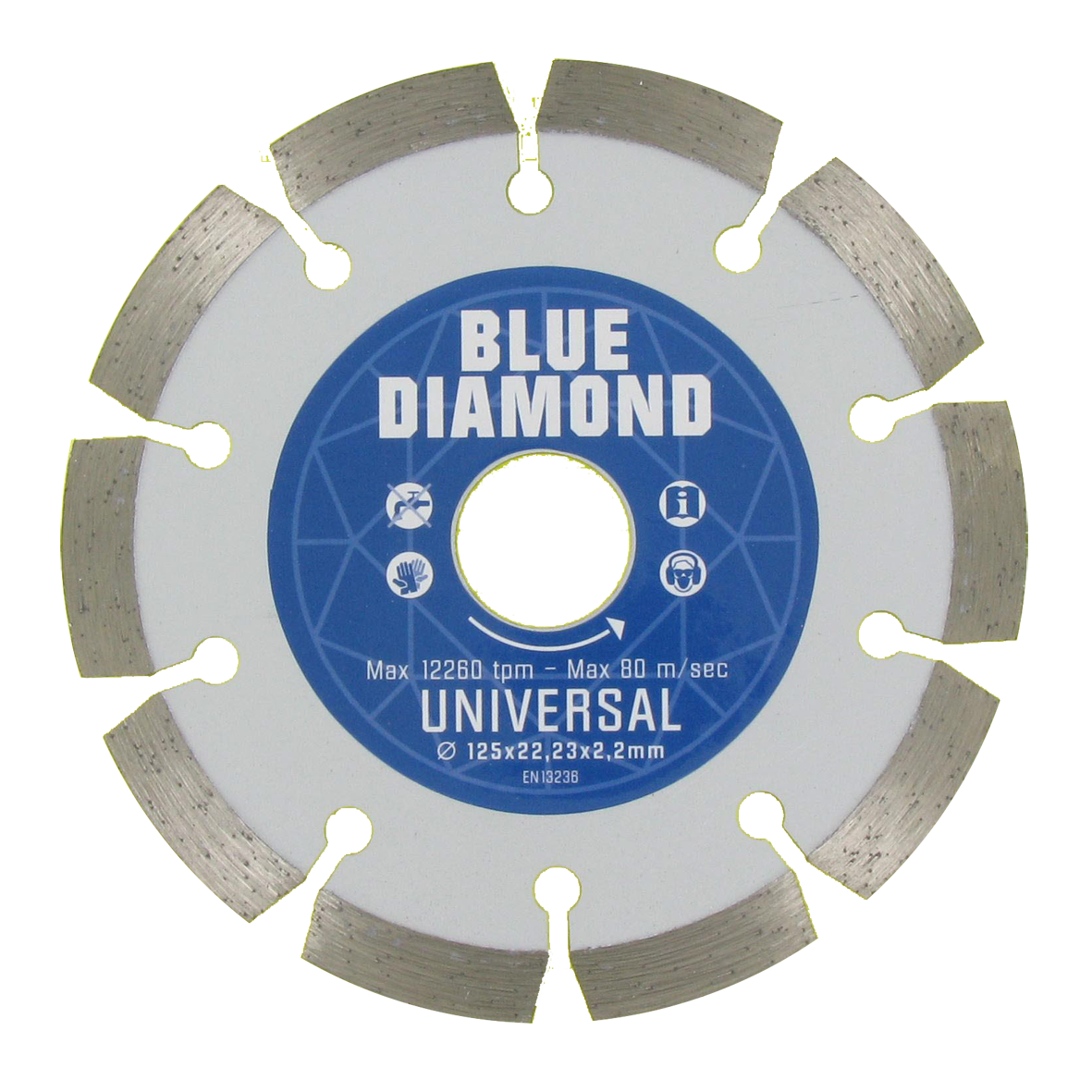 Carat CEBD140310 Blue Diamond Diamant Diamant-Sägeblatt Universal 140 x 22.23