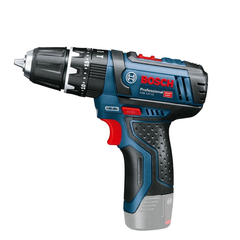 Bosch Blau 06019B6901 GSB 12V-15 Akku Schlagbohrmaschine 12V ohne Akku oder Ladegerät