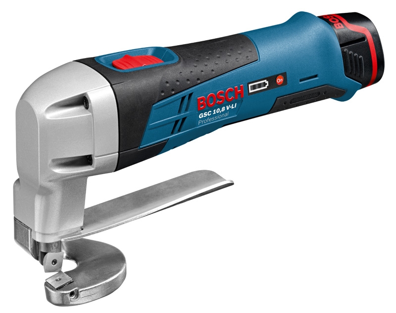 Bosch Blau 0601926108 GSC 12V-13 Professional Akku-Blechschere 12V, 2,0Ah + Koffer