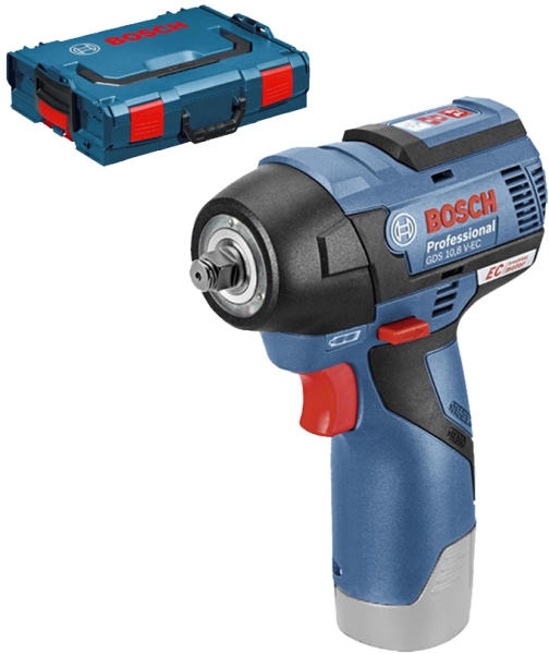 Bosch Blau 06019E0102 Schlagschrauber 12V ohne Batterien und Ladegerät in L-Boxx
