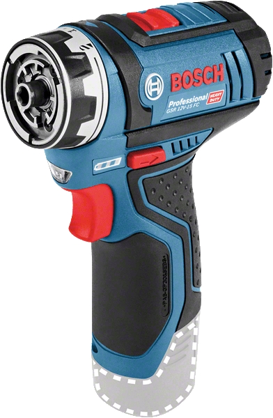 Bosch Blau 06019F6004 GSR 12V-15 FC Akku-Bohrmaschine 12V ohne Akkus und Ladegerät