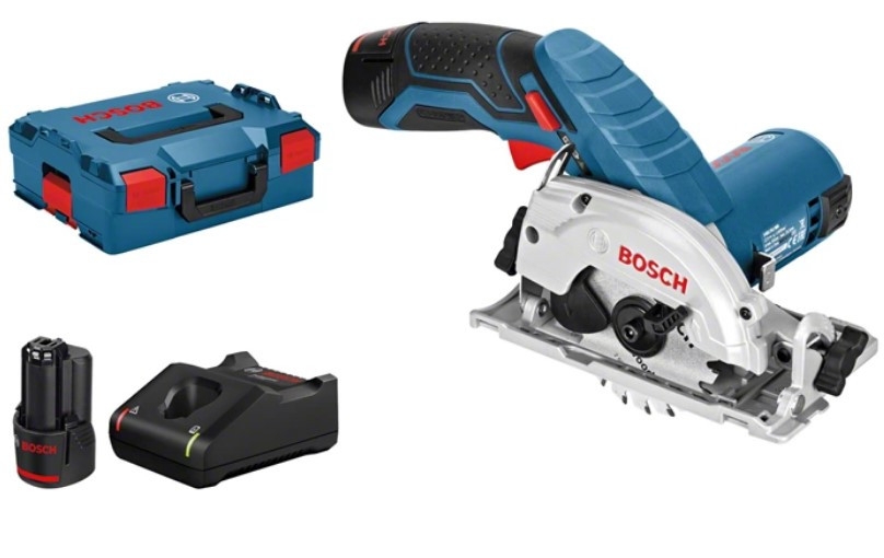 Bosch Blau 06016A1005 GKS 12V-26 Akku-Kreissäge 12V 3.0Ah Li-Ion in L-Boxx