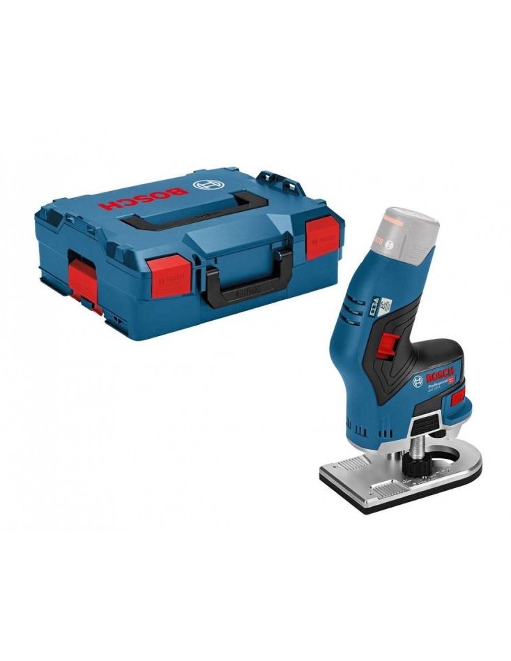 Bosch Blau 06016B0001 GKF 12V-8 Accu Kantenfräse Excl. Akku und Ladegerät in L-Boxx
