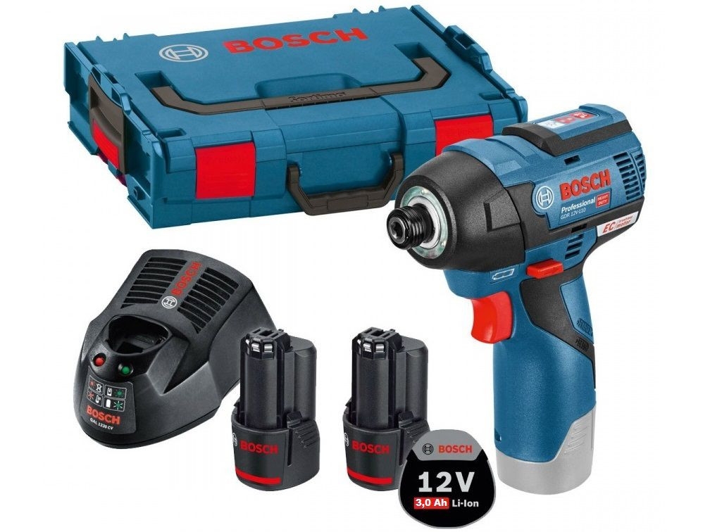 Bosch Blau 06019E0005 GDR 12V-110 Schlagschrauber 12V 3.0Ah Li-Ion