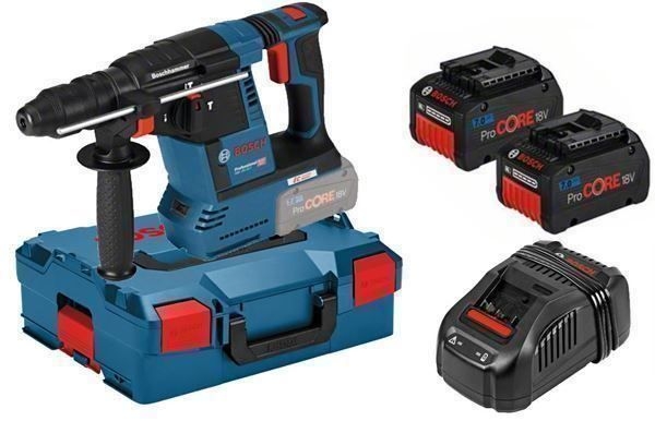 Bosch Blau 061191000F GBH 18V-26 F Kombihammer 18V 5.5Ah ProCore in L-Boxx