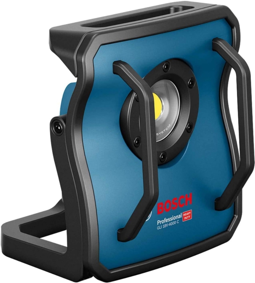 Bosch Blau 0601446800 GLI 18V-4000 C Profi-Baulampe ohne Akkus und Ladegerät
