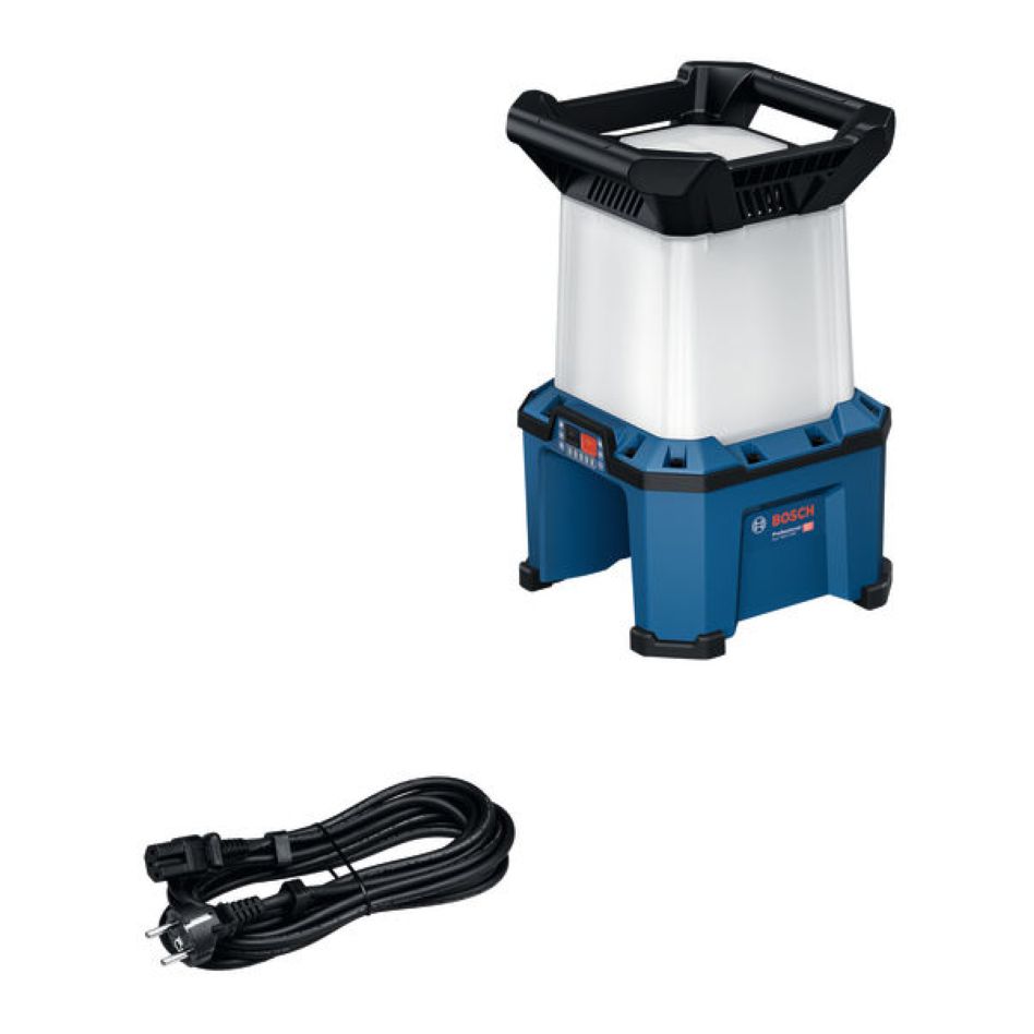 Bosch Blau 06014A5000 GLA 18VH-7500 Akku-Baulampe exkl. Akkus und Ladegerät in L-BOXX
