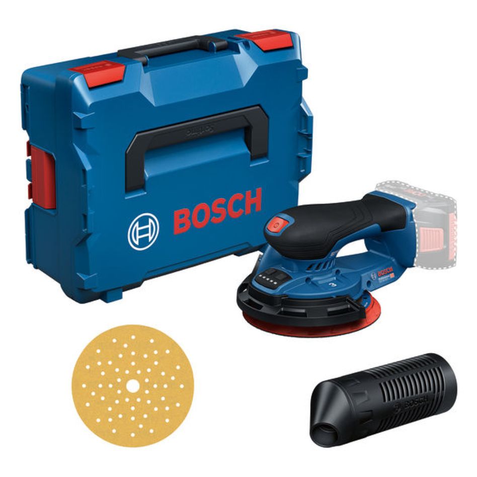Bosch Blau 0601372903 GEX 18V-150-3 Akku-Exzenterschleifer-Set exkl. Akkus und Ladegerät