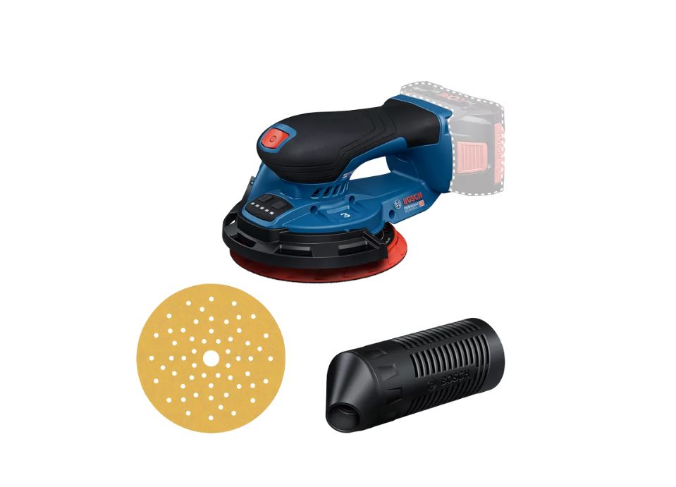 Bosch Blau 0601372904 GEX 18V-150-3 Profi-Akku-Exzenterschleifer 18V ohne Batterien und Ladegerät