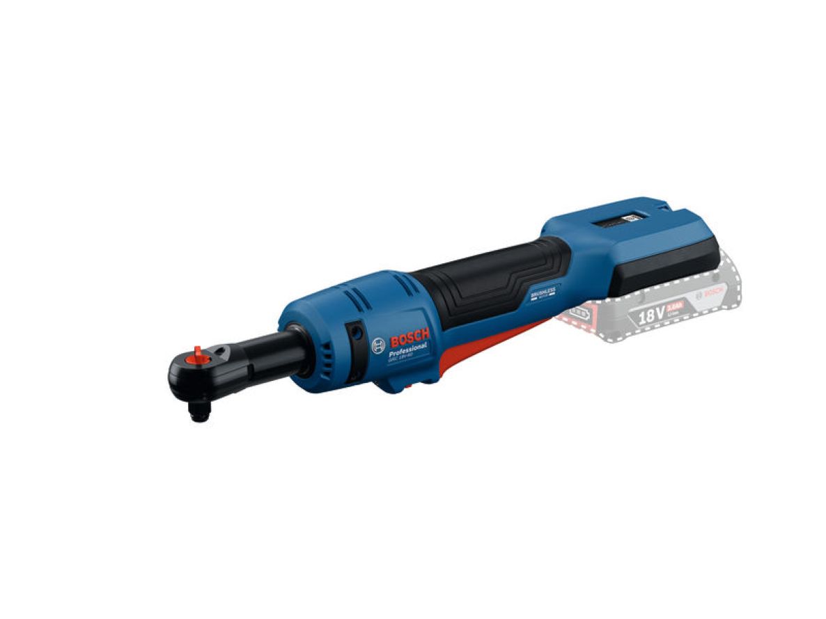 Bosch Blau 06019N8000 GRC 18V-60 Akku-Ratschenschlüssel ohne Batterien und Ladegerät