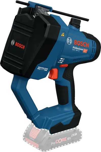 Bosch Blau 06019M8000 GGC 18V-12 Professioneller Akku-Vornschneider 18V ohne Batterien und Ladegerät