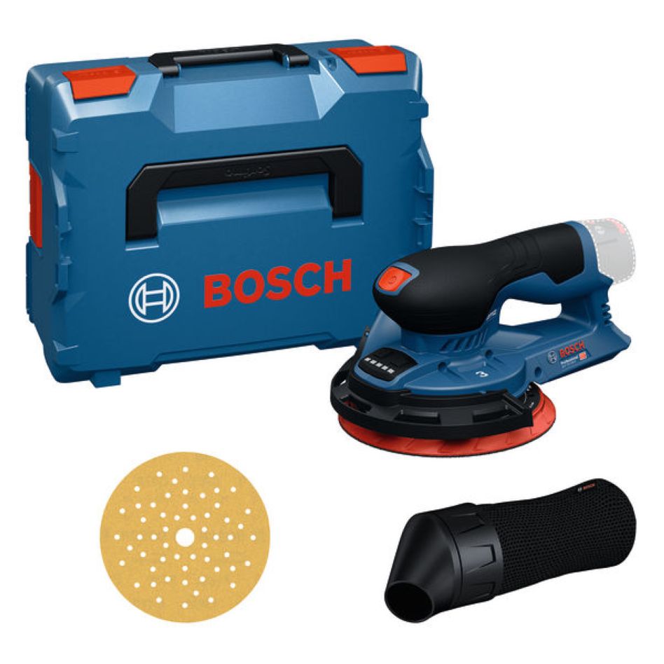 Bosch Blau 0601373301 GEX 12V-150-3 Akku-Exzenterschleifer exkl. Akkus und Ladegerät in L-Boxx