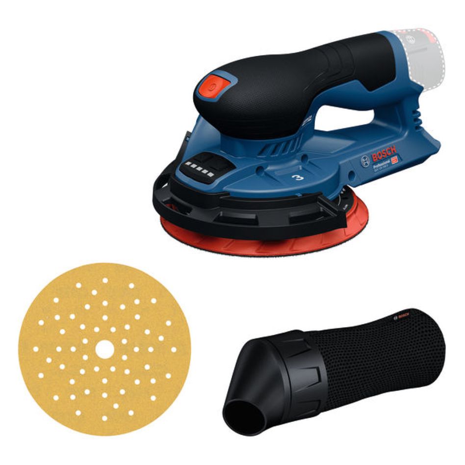 Bosch Blau 0601373300 GEX 12V-150-3 Schnurloser Exzenterschleifer exkl. Batterien und Ladegerät im Karton