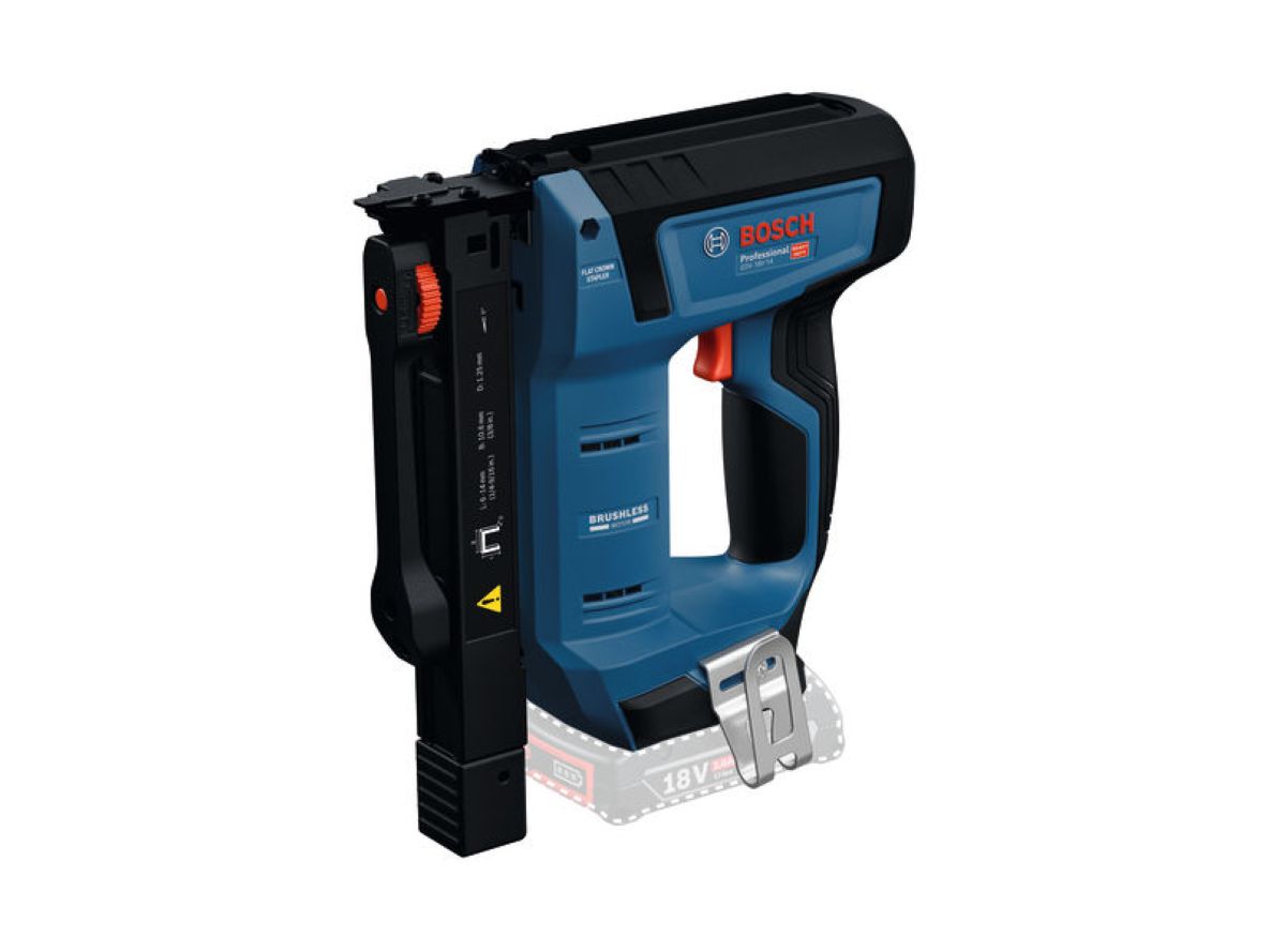 Bosch Blau 0601482800 GTH 18V-14 Accutacker ohne Akkus und Ladegerät im Karton