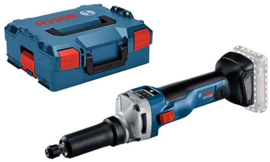 Bosch Blau 06012B4000 GGS 18V-10 SLC Geradschleifer ohne Akkus und Ladegerät in L-Boxx