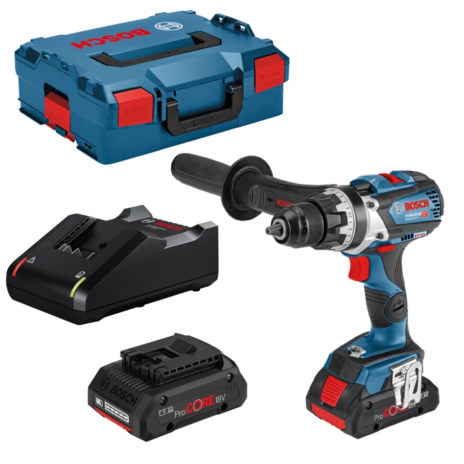 Bosch Blau 06019G010A GSR 18V-110 C Akku-Bohrschrauber 18V 4.0Ah ProCore Li-Ion  in L-Boxx