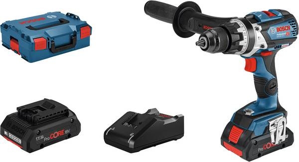 Bosch Blau 06019G030B GSB 18V-110 C Akkubohrschrauber 18V ProCore 4.0Ah Li-Ion in L-Boxx